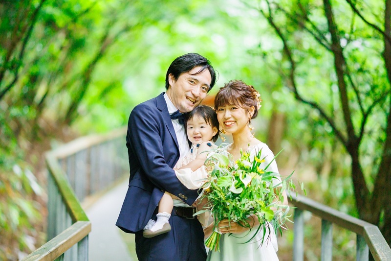 箱根で家族の結婚式