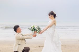 【湘南海岸】新婚旅行を兼ねて♪憧れの湘南でのフォトウェディング（I様）