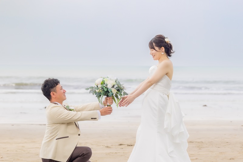 【湘南海岸】新婚旅行を兼ねて憧れの湘南でのフォトウェディング