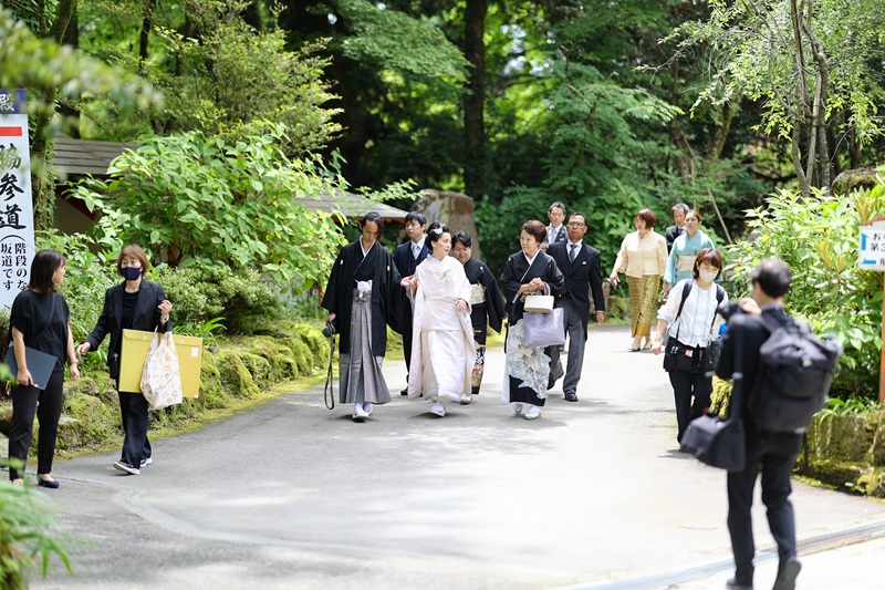 箱根神社で叶える和婚