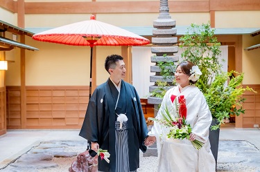 【あたみ 石亭】全館貸切ウェディング全ゲスト宿泊付き