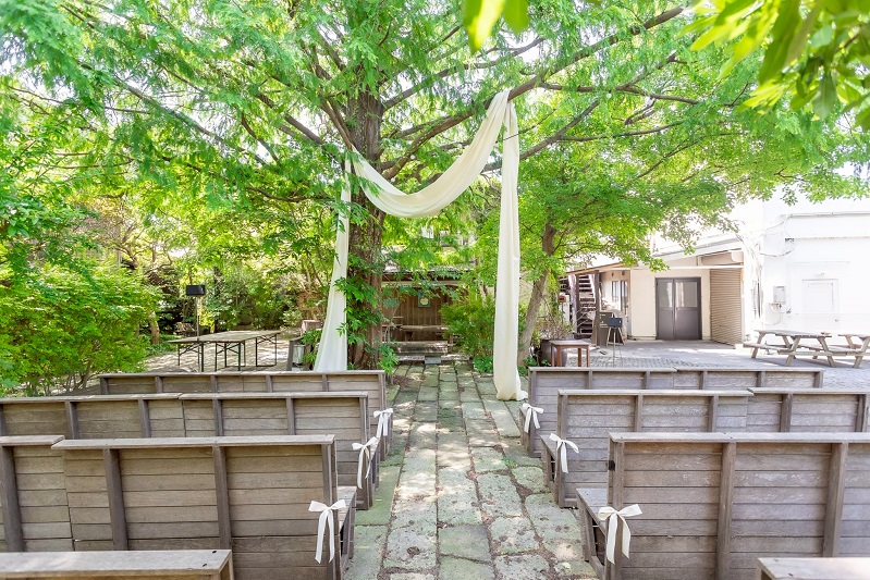 自然豊かな湘南のレストラン